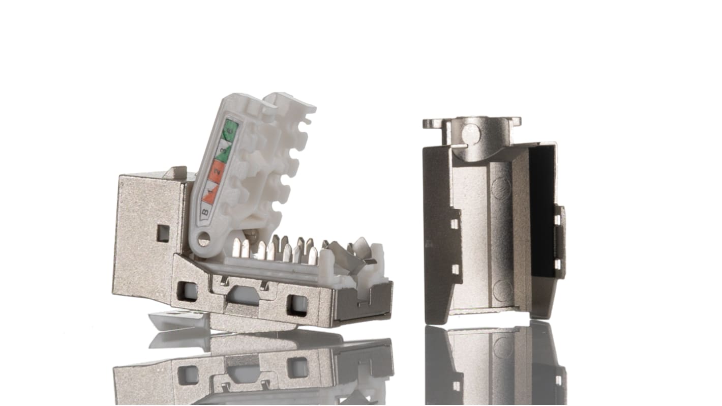 Modulo connettore RJ Molex Premise Networks Cat6a RJ45 1 porta porte Schermato