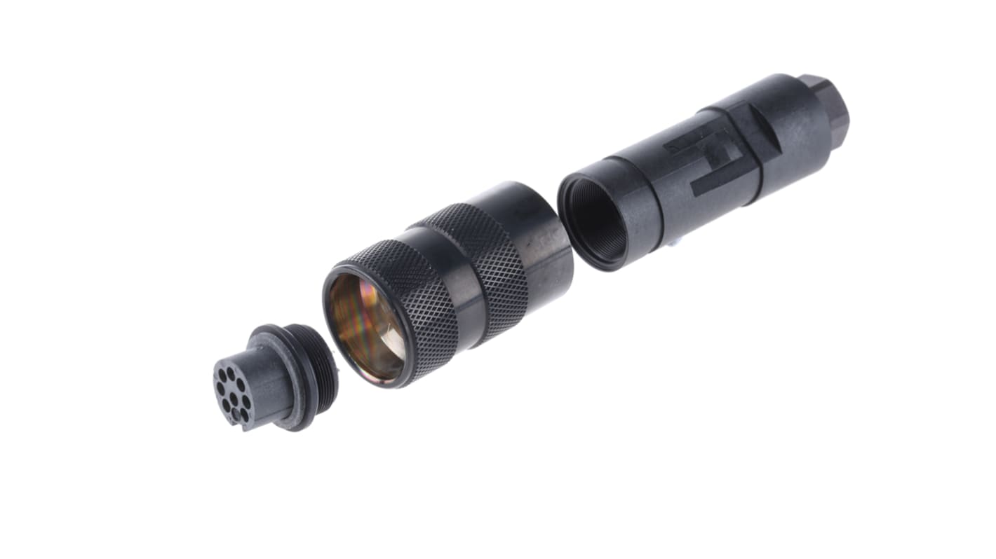 binder Circular Connector, 8 Contacts, Cable Mount, M16 Connector, Plug, Female, IP67, 723 Series