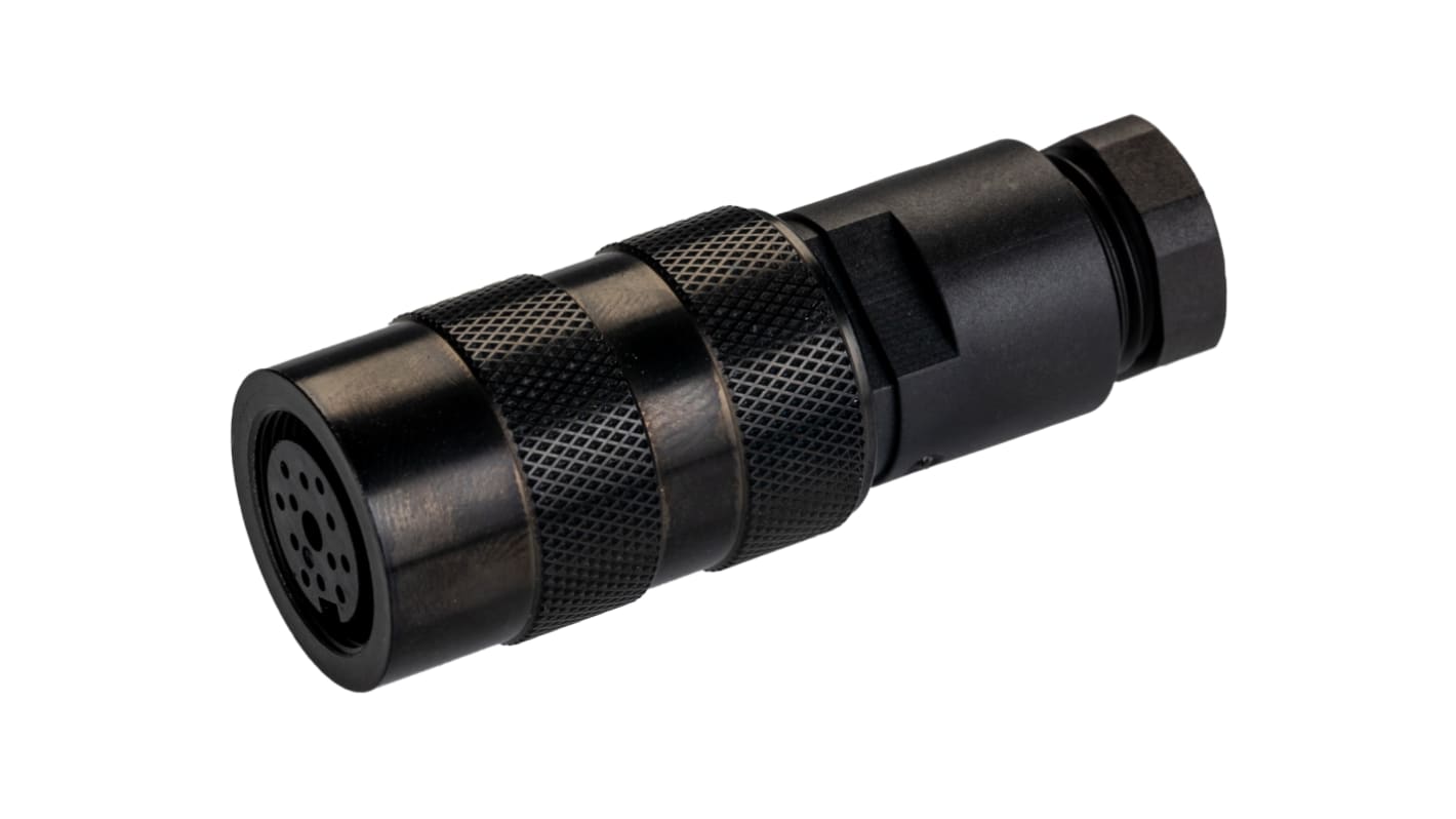 binder Circular Connector, 12 Contacts, Cable Mount, M16 Connector, Plug, Female, IP67, 723 Series