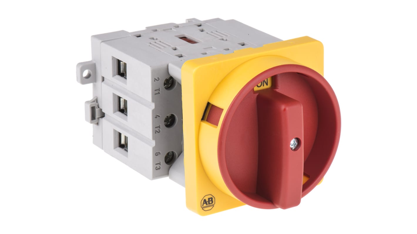 Allen Bradley 3P Pole Isolator Switch - 40A Maximum Current, IP66