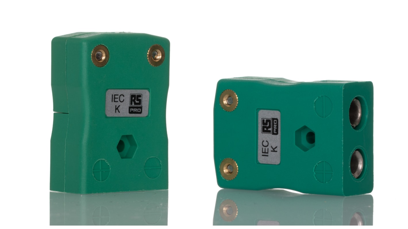 RS PRO Standard Thermocouple Connector for Use with Thermocouple, 6mm Probe, IEC, RoHS Compliant Standard