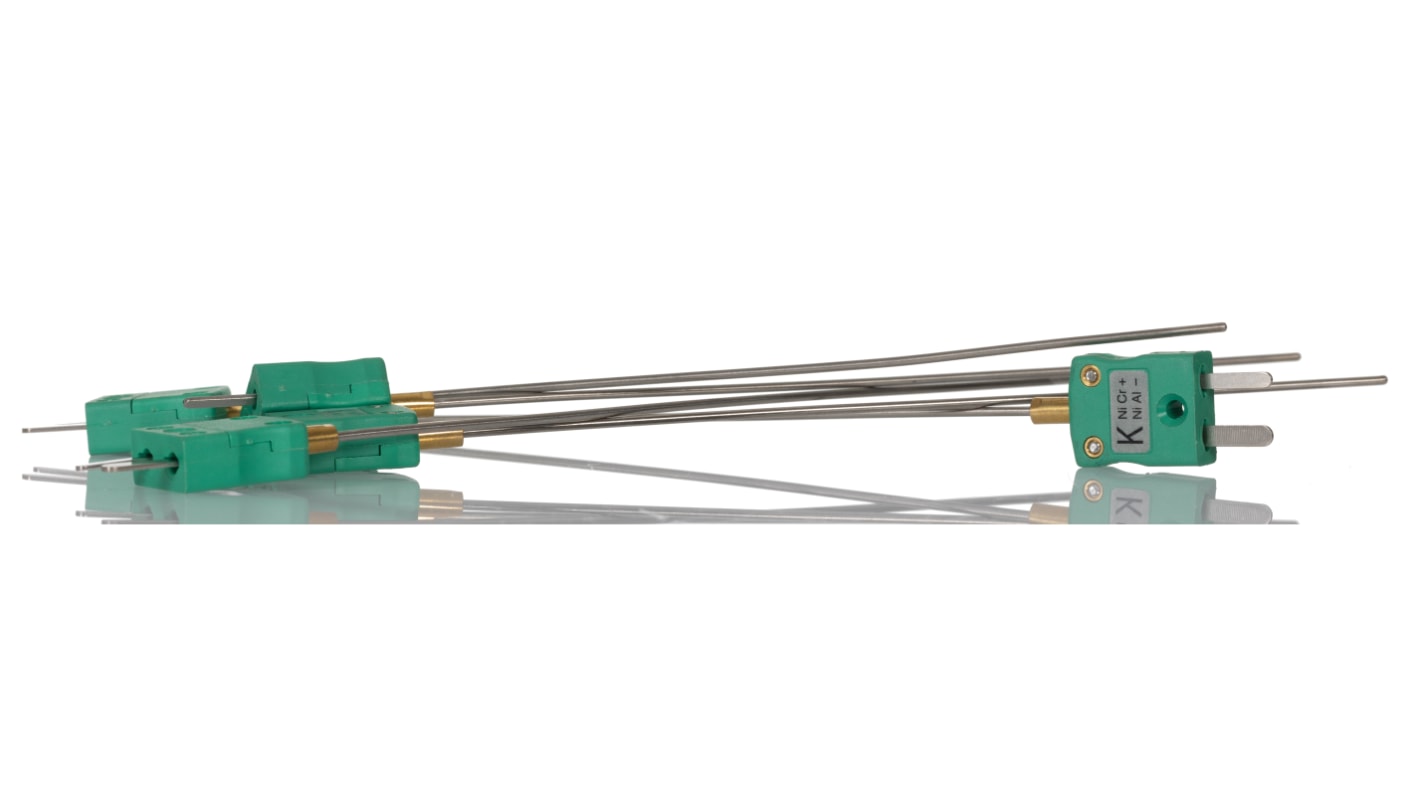 RS PRO Type K Mineral Insulated Thermocouple 150mm Length, 3mm Diameter, -40°C → +1100°C