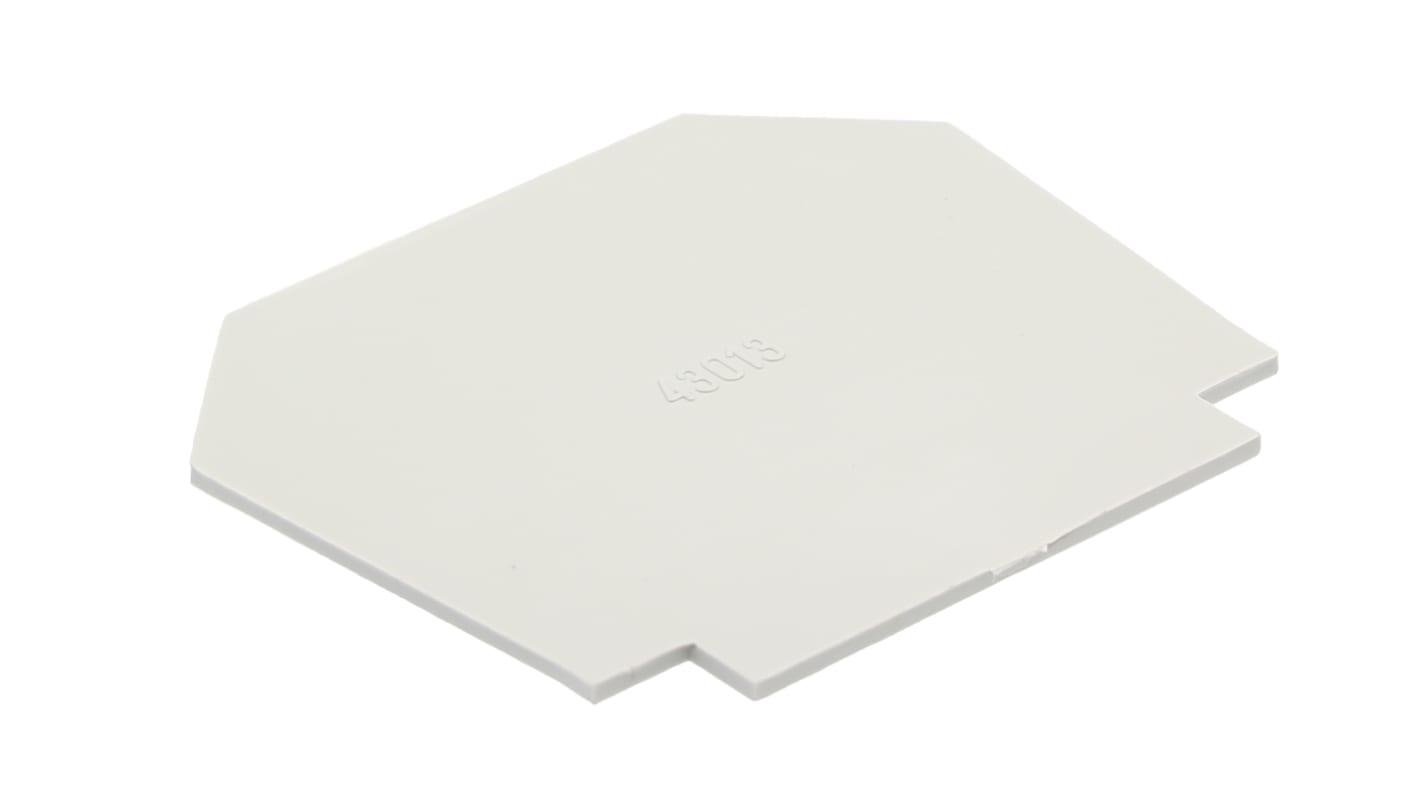 RS PRO End Plate for Use with RS Pro 16-25 Terminal Blocks
