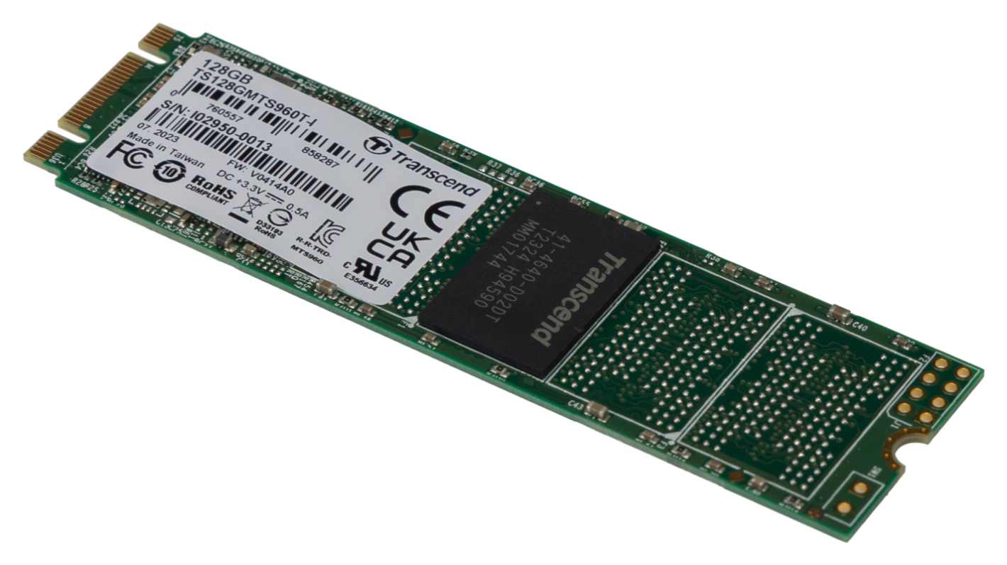 トランセンド ソリッドステートドライブ SSD 内蔵 128GB SATA III なし