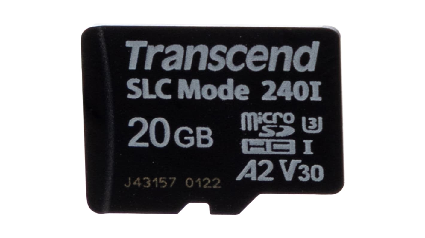 Transcend 20 GB Industrial MicroSDXC Micro SD Card