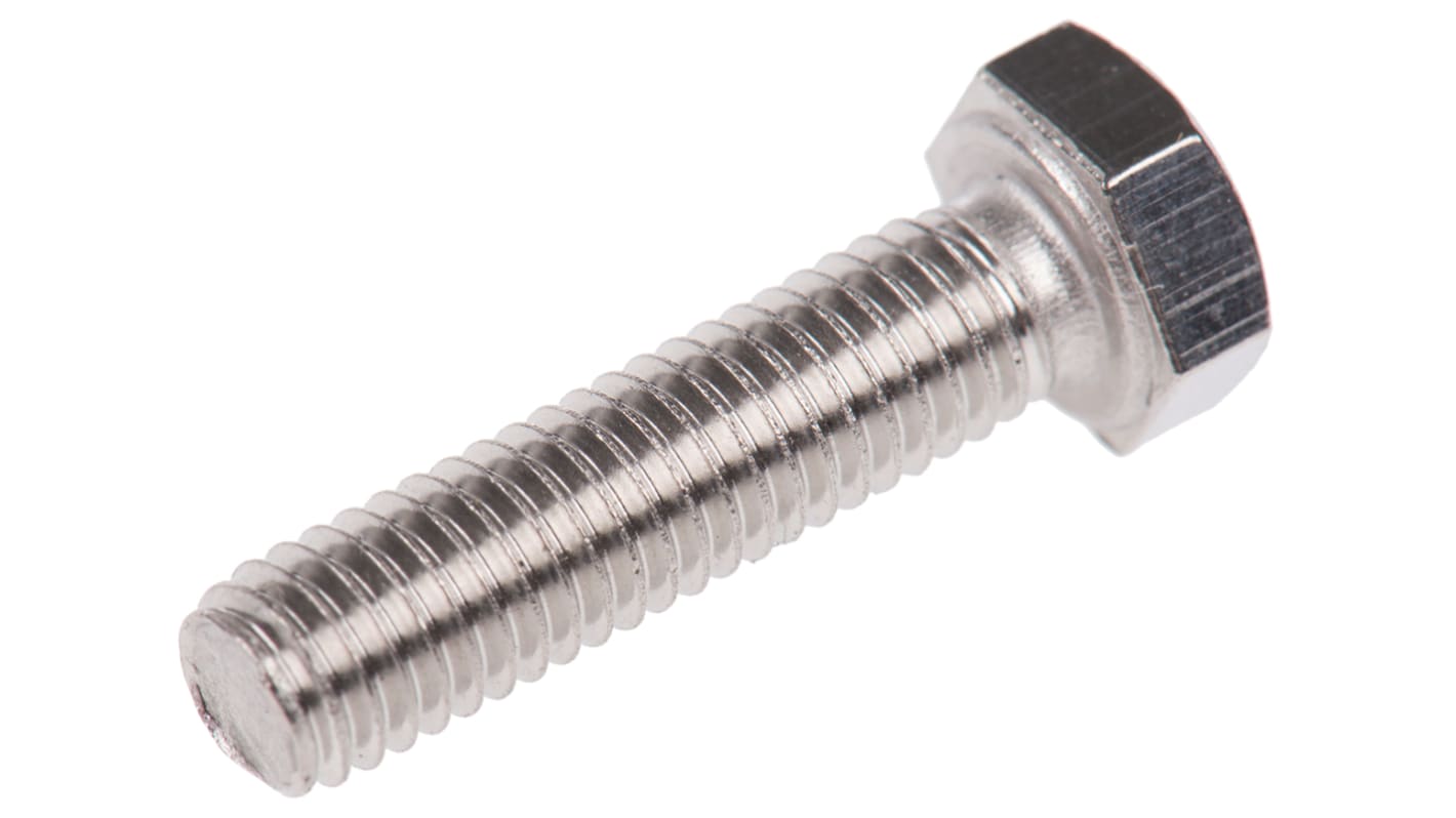Śruba z łbem sześciokątnym gwint M5 20.0mm Stal nierdzewna Sześciokątny RS PRO