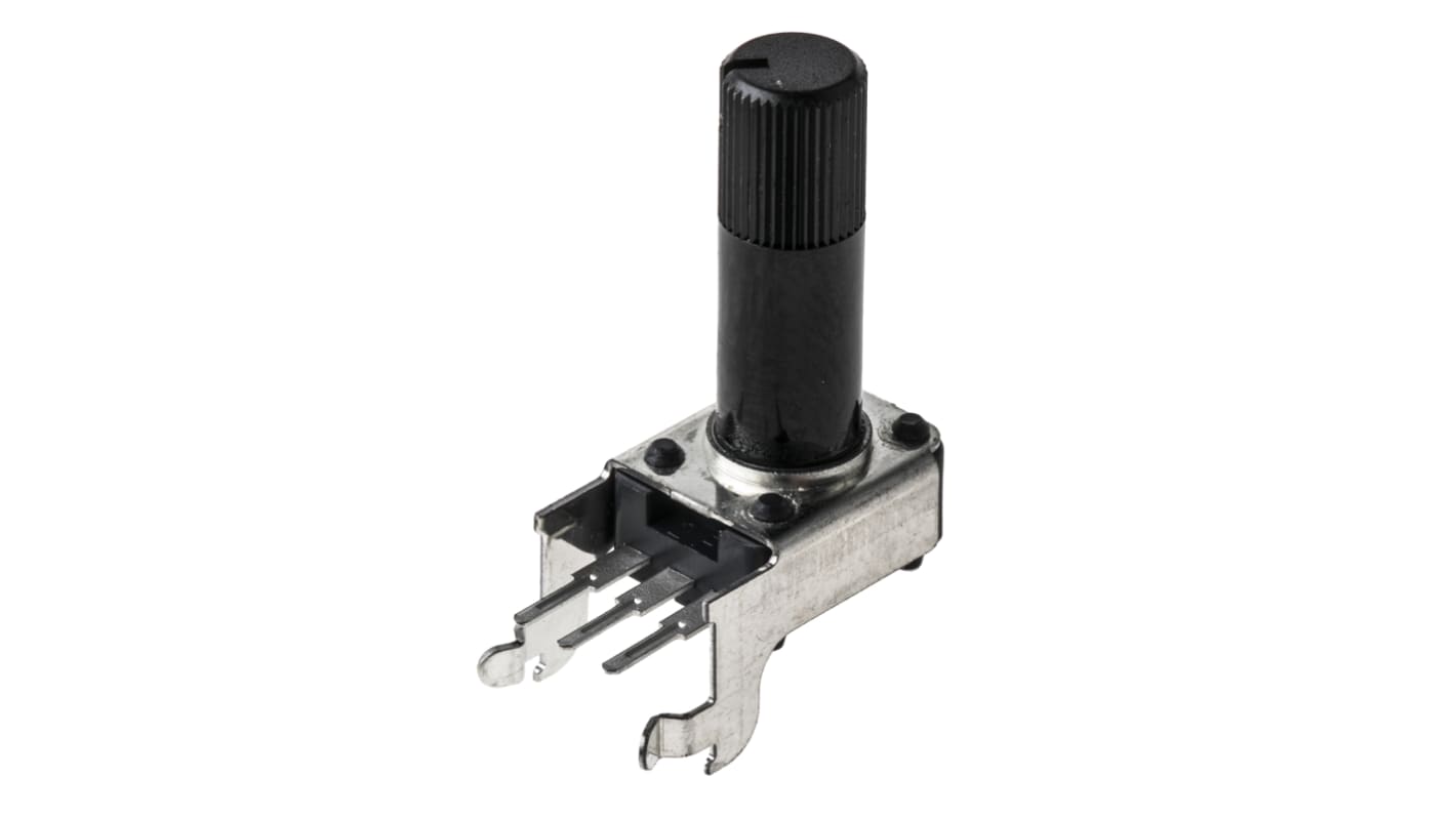 Alps Alpine 10kΩ Rotary Carbon Film Potentiometer, Panel Mount (Through Hole), RK09K1110A04