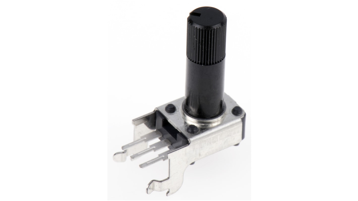 Alps Alpine 100kΩ Rotary Carbon Film Potentiometer, Panel Mount (Through Hole), RK09K1110A96