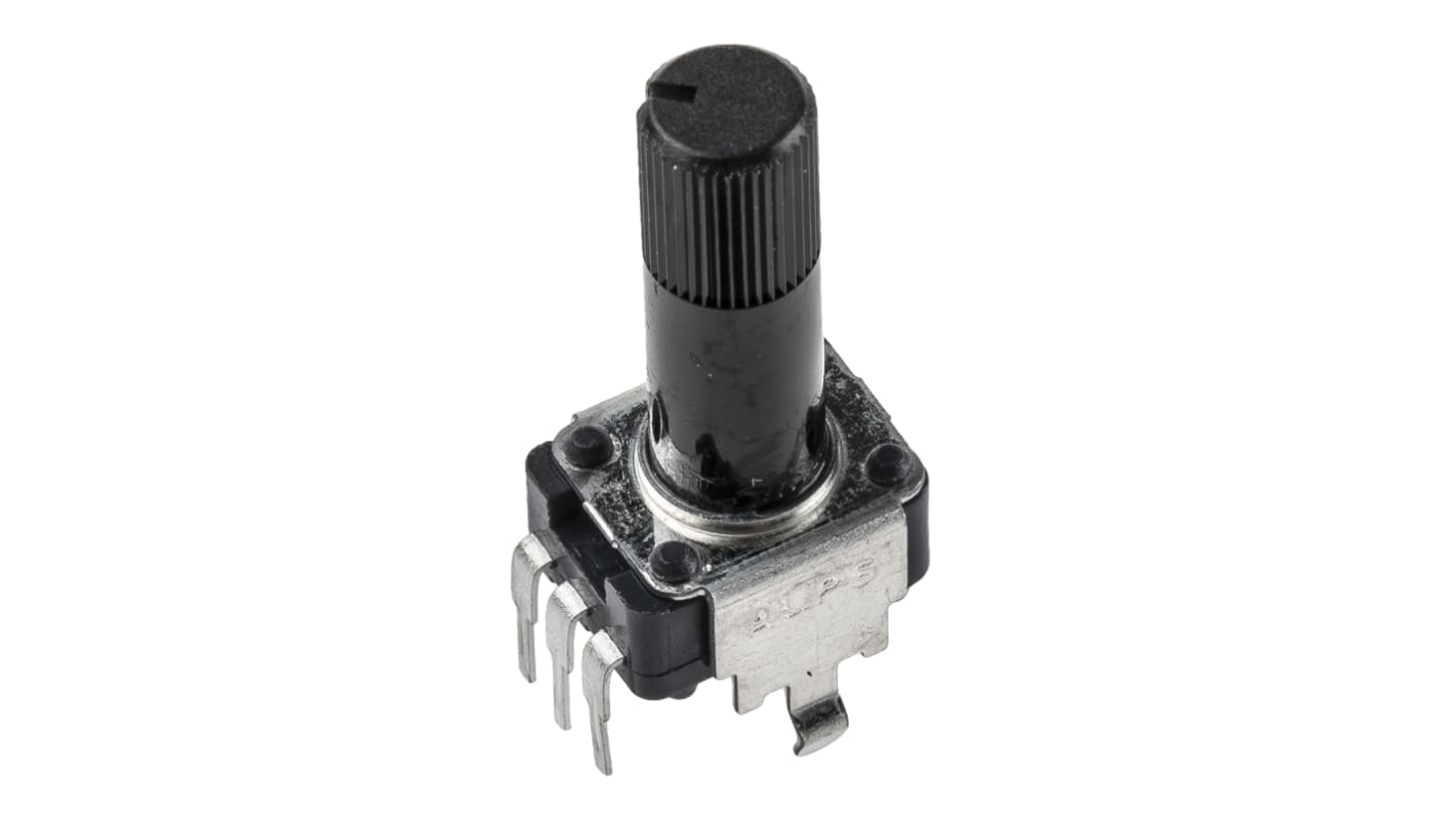 Alps Alpine 10kΩ Rotary Carbon Film Potentiometer, Panel Mount (Through Hole), RK09K1130A0H