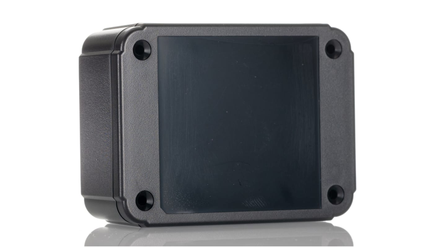 Hammond RL Series Black ABS General Purpose Enclosure, IP54, Flanged, Black Lid, 30 x 60 x 80mm