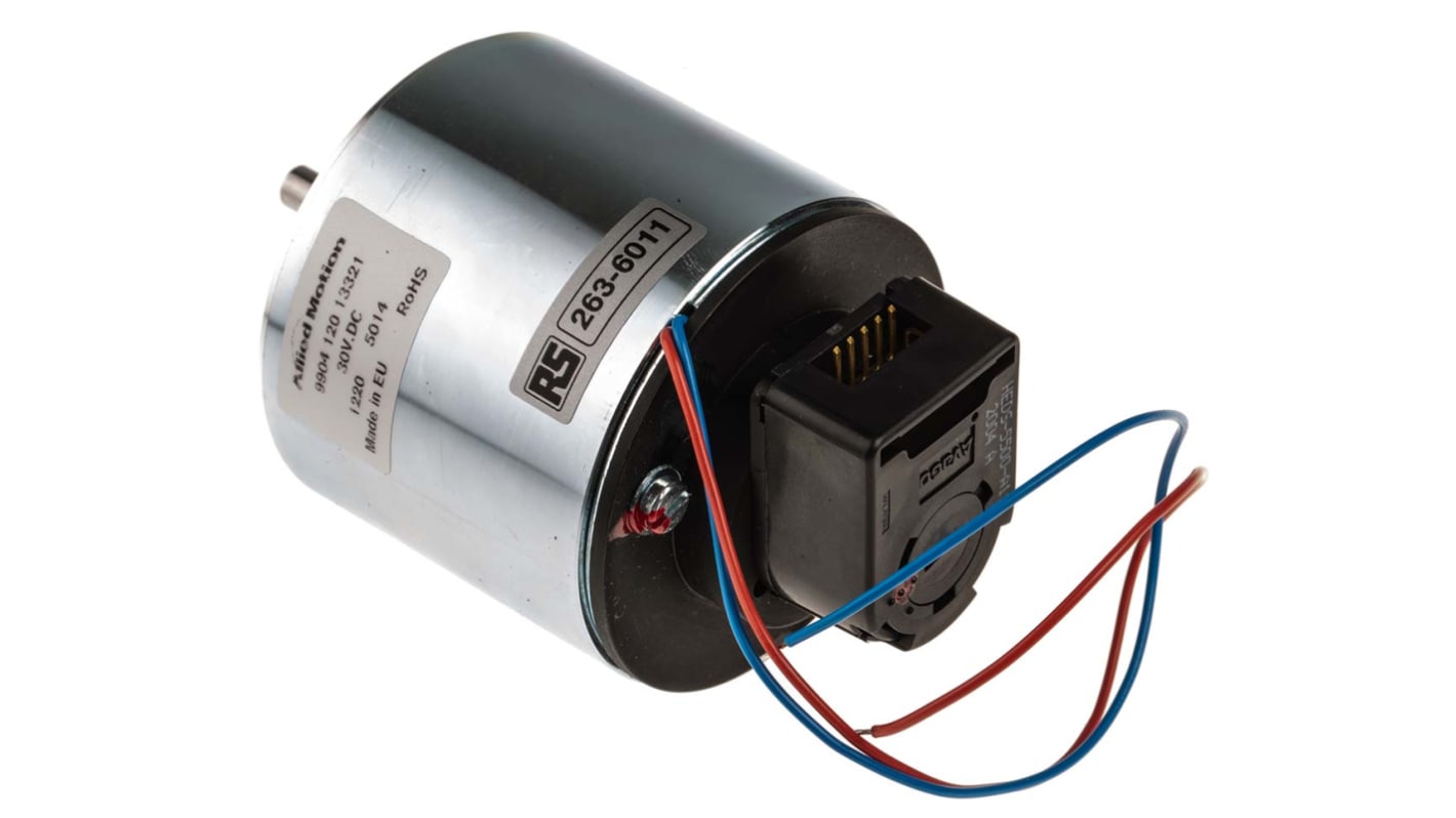 McLennan Servo Supplies M66 Servomotor, 36 Ncm, 24 → 30 V, 1600 U/min, 30 W, 12Ncm, 6mm, B. 66mm, L. 88mm