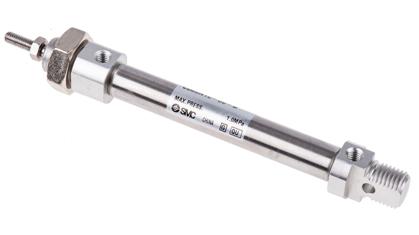 SMC 空圧ピストンロッドシリンダ C85シリーズ ボア:10mm SMC 空圧ピストンロッドシリンダ C85シリーズ ボア:10mm