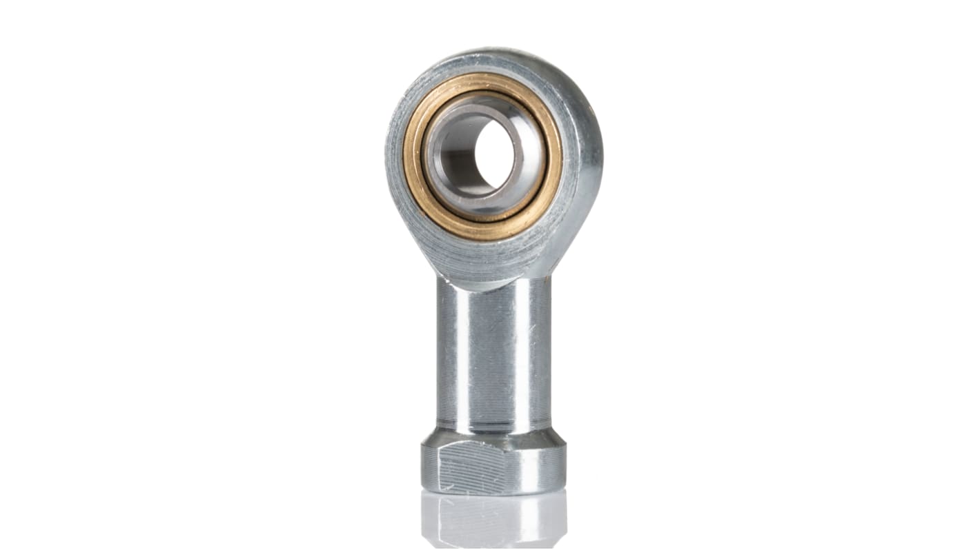 SMC M10 x 1.25 Female Steel Rod End, 10mm Bore, Metric Thread Standard, Female Connection Gender