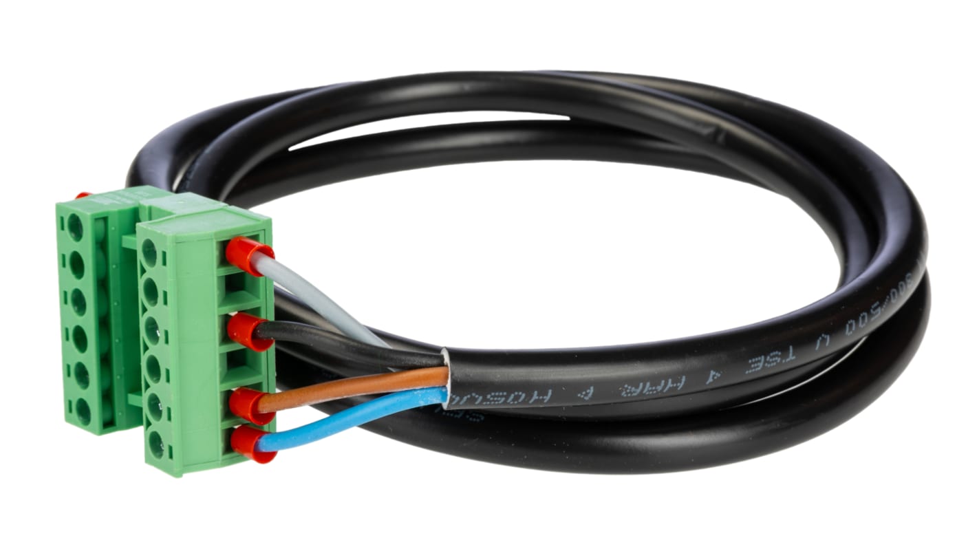 Cable de conexión RS PRO para usar con Contador de enchufe y reproducción