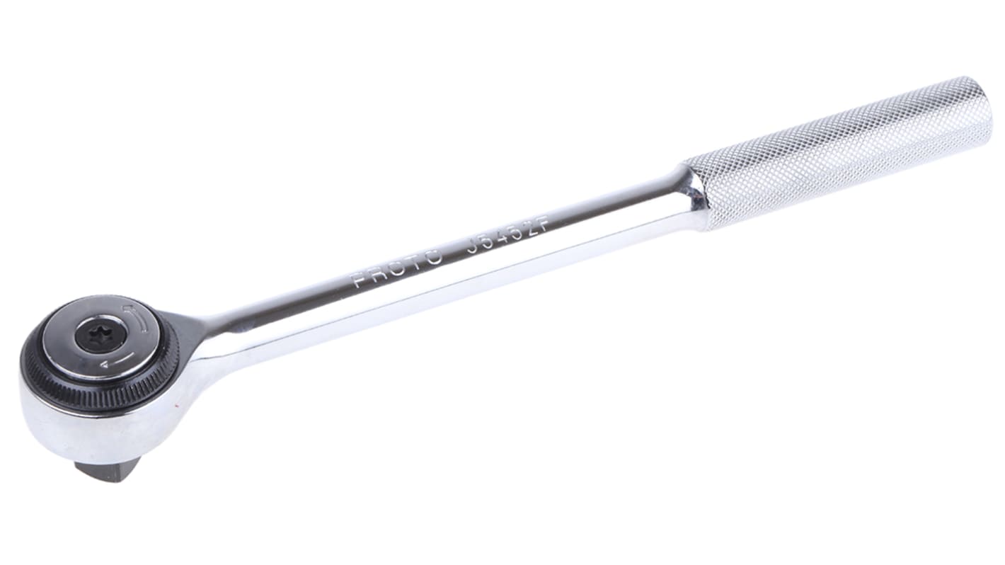 Stanley 1/2 in Square Ratchet with Ratchet Handle, 10 in Overall