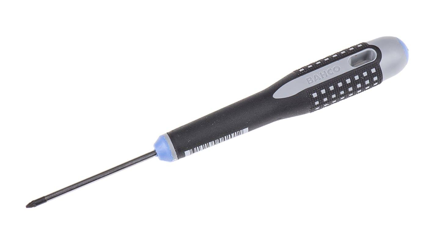 Bahco Pozidriv  Screwdriver, PZ0 Tip, 60 mm Blade, 163 Overall