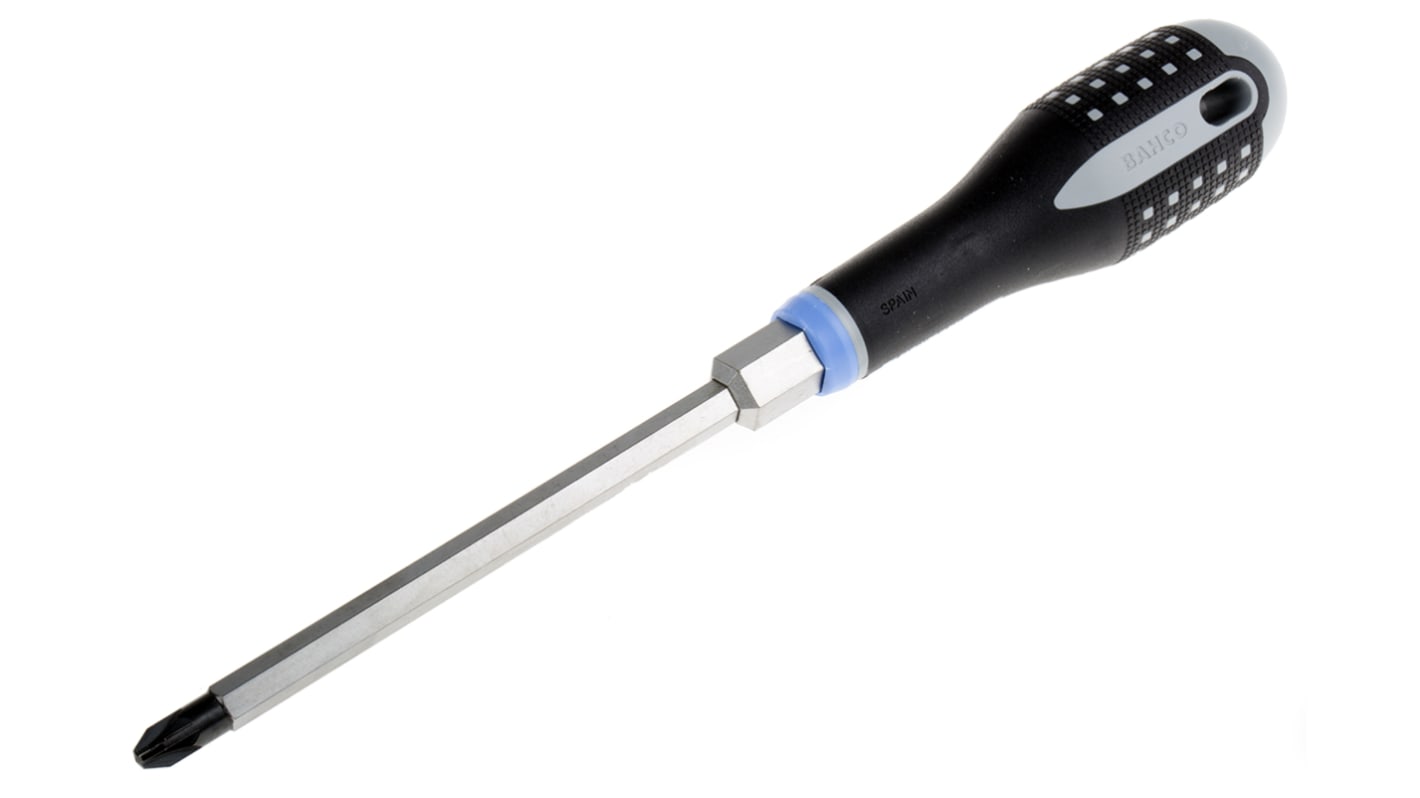Bahco Pozidriv  Screwdriver, PZ3 Tip, 150 mm Blade, 272 mm Overall