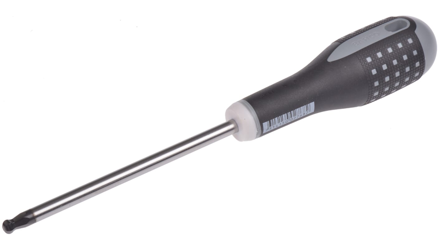 Bahco Ball End Hexagon  Screwdriver, 6 mm Tip, 125 mm Blade, 247 mm Overall