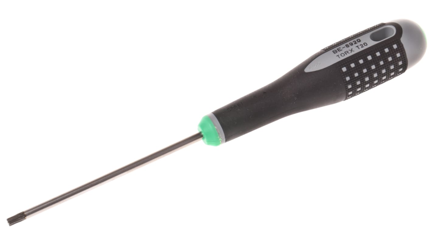 Bahco T20 TORX® Standard-Schraubendreher, Legierungsstahl, 222 mm / Klinge 100 mm