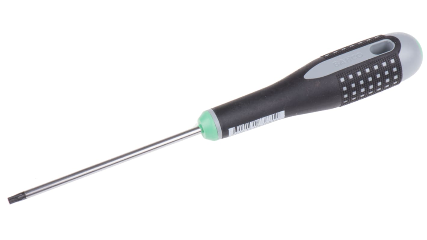 Bahco Tamperproof Torx  Screwdriver, T20 Tip, 100 mm Blade, 222 mm Overall
