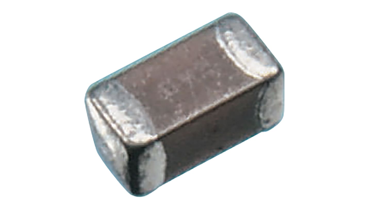 KEMET 10nF Multilayer Ceramic Capacitor MLCC, 50V dc V, ±10% , SMD