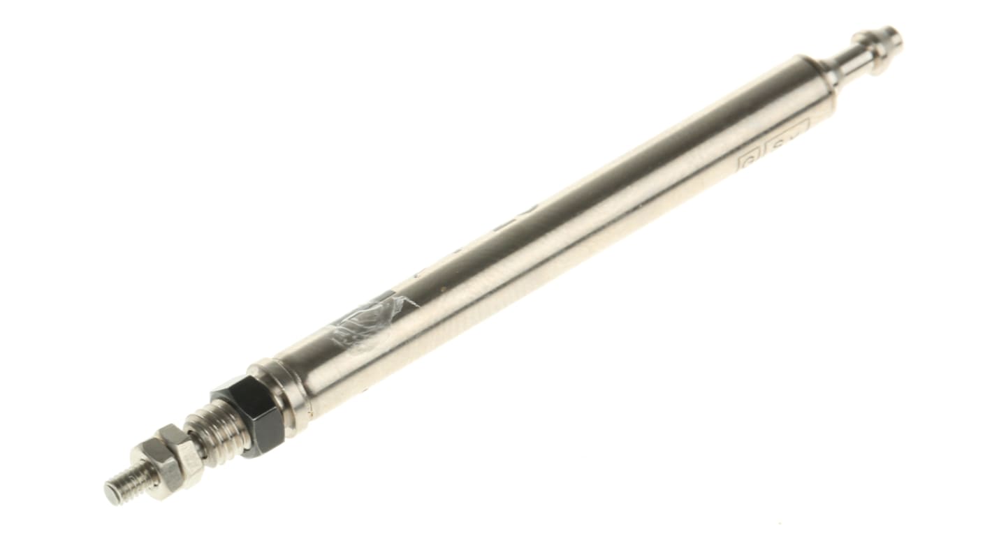SMC Pneumatic Piston Rod Cylinder - 4mm Bore, 20mm Stroke, CJ1 Series, Single Acting