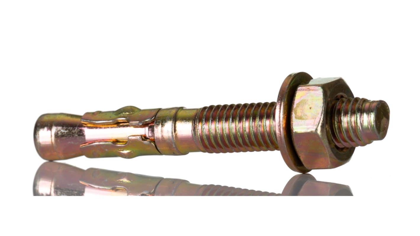 Śruba przelotowa dł 75mm M10 Stal wysokowęglowa Ø 10mm RS PRO Śruba przelotowa