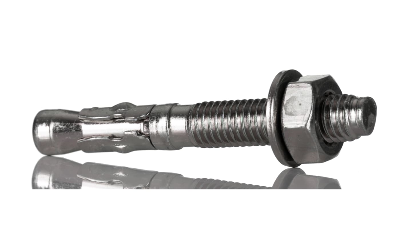 Perno pasante RS PRO Acero M10, diámetro del orificio 10mm 80mm de largo