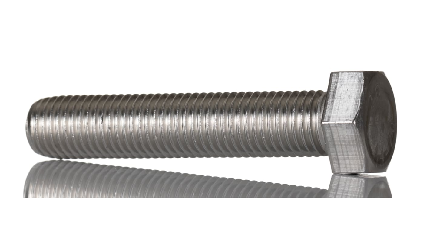 Śruba z łbem sześciokątnym gwint M16 80.0mm skok 2.0mm Stal nierdzewna Sześciokątny RS PRO