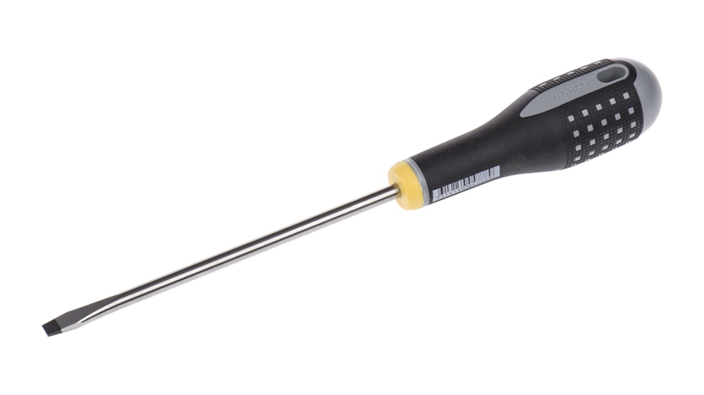 Bahco Slotted  Screwdriver, 6.5 x 1.2 mm Tip, 150 mm Blade, 272 mm Overall