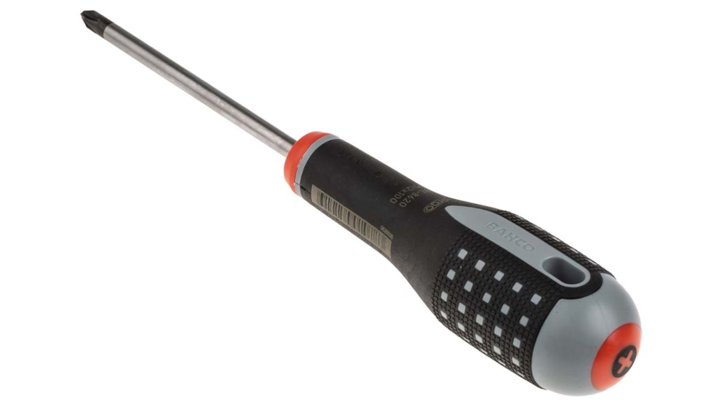 Bahco Phillips  Screwdriver, PH2 Tip, 100 mm Blade, 222 mm Overall
