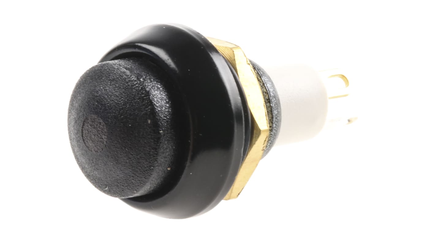 ITW Switches 59 Series Illuminated Miniature Push Button Switch, Momentary, Panel Mount, 13.65mm Cutout, SPST, Red LED,