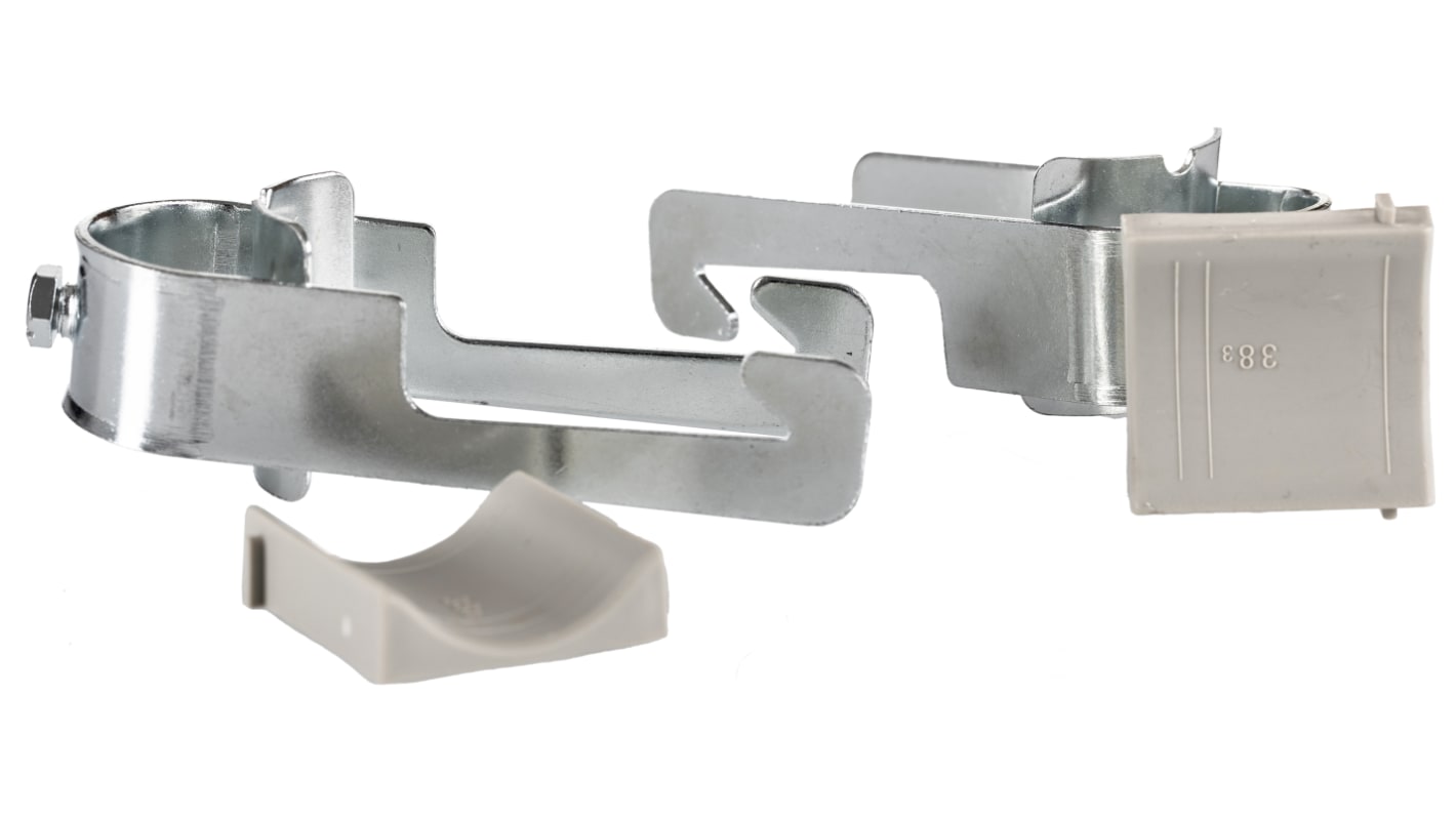 Rittal Natural Steel C-clamp, 38mm Max. Bundle