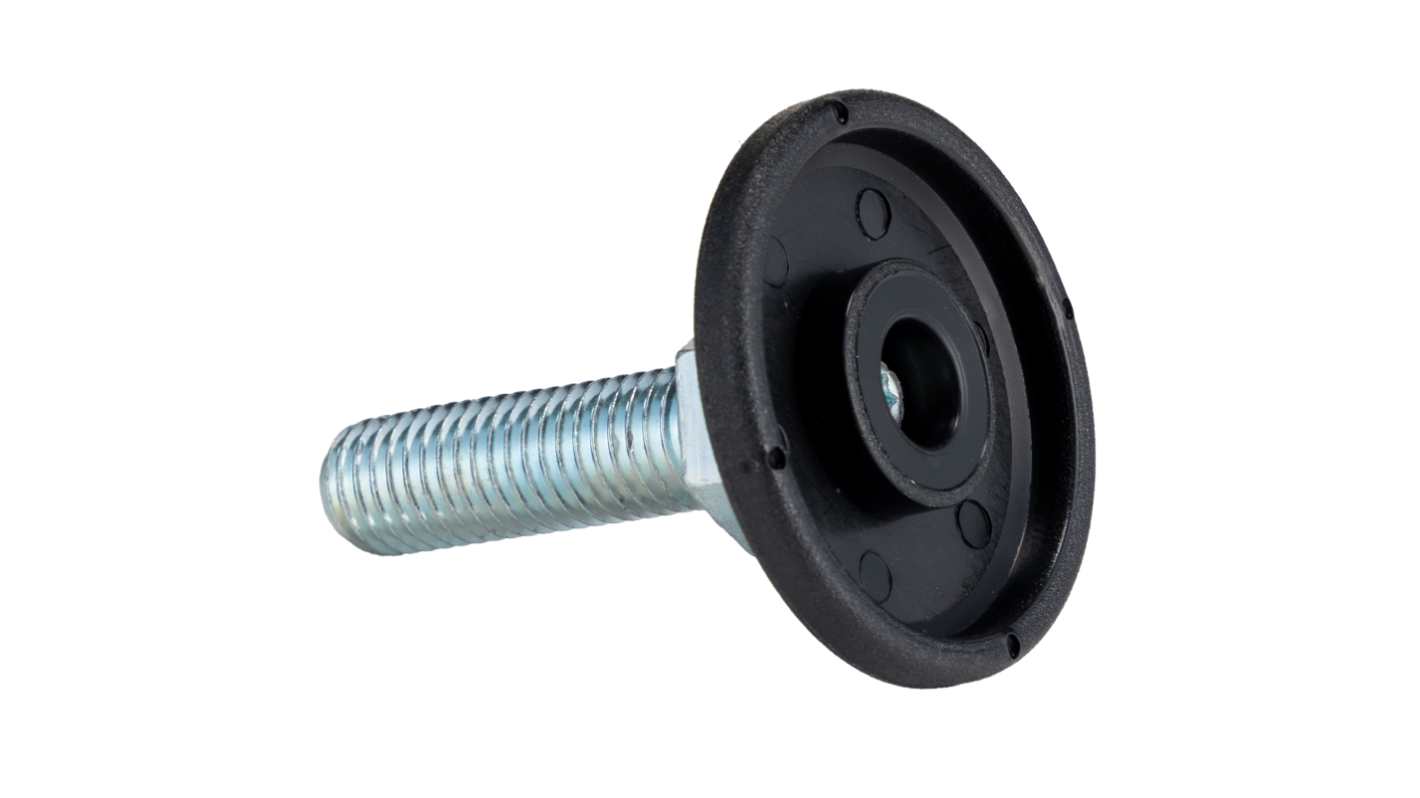 Rittal PS Series Sheet Steel Leveling Foot for Use with Enclosure, M12