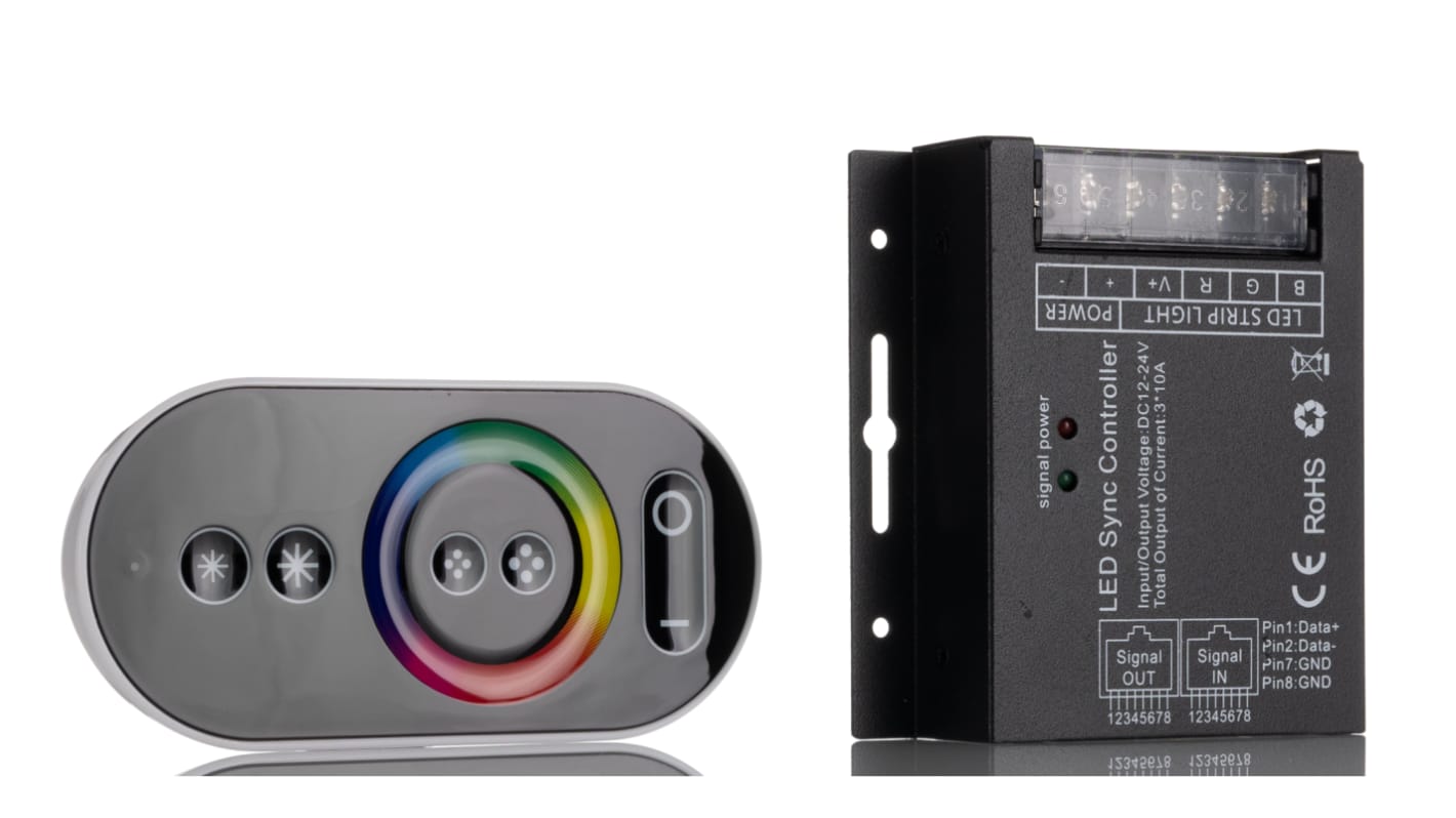 RS PRO Lighting Controller LED Controller Infrared Wall Mount 12 24 V dc RS