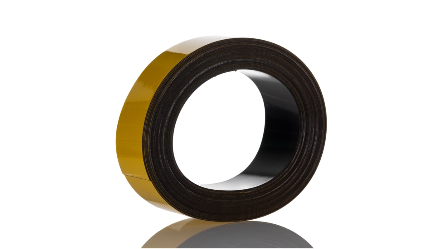 RS PRO 普通磁条, 锶铁氧体制, 拉力28g / cm², 10m长x50mm宽x0.5mm厚
