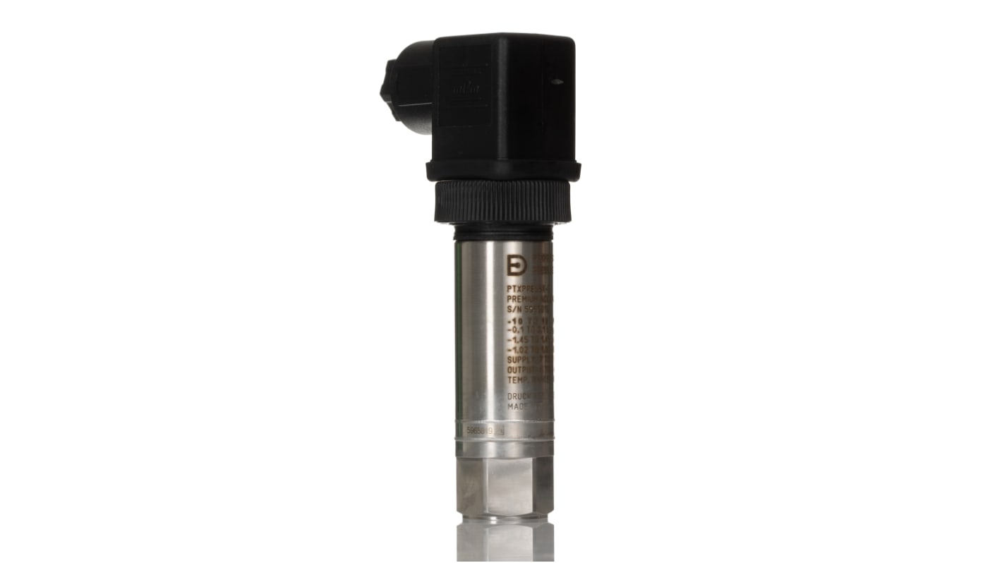 Druck PTXPRESSX Series Pressure Sensor, -0.1bar Min, 0.1bar Max, Analogue Output, Gauge Reading