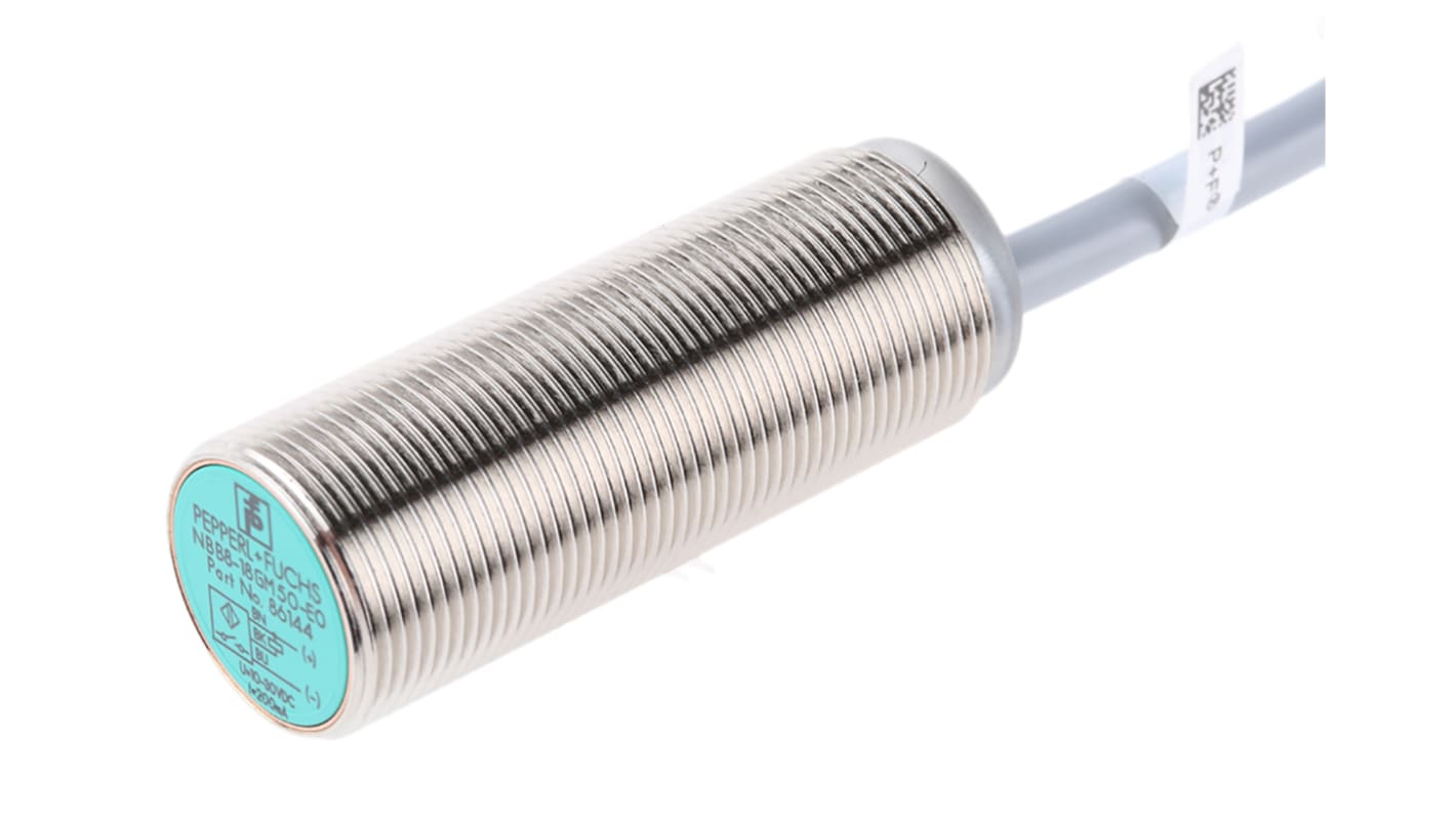 Rs-Online Sensore di prossimità Cilindro filettato Pepperl + Fuchs M18 rilevamento 8 mm 5 → 36 V c.c