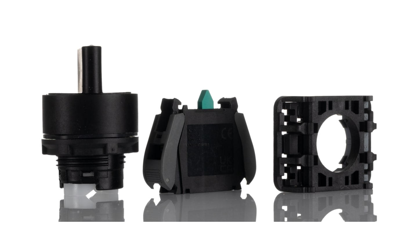 Selettore RS PRO a 2 posizioni , diam. foro 30mm