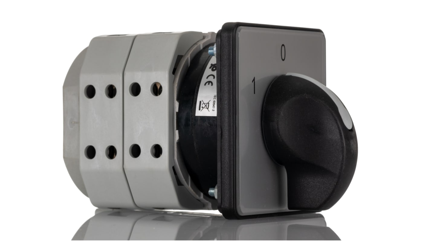 Interruttore Cam RS PRO, bipolare, 3 posizioni, 125A, 690V ca