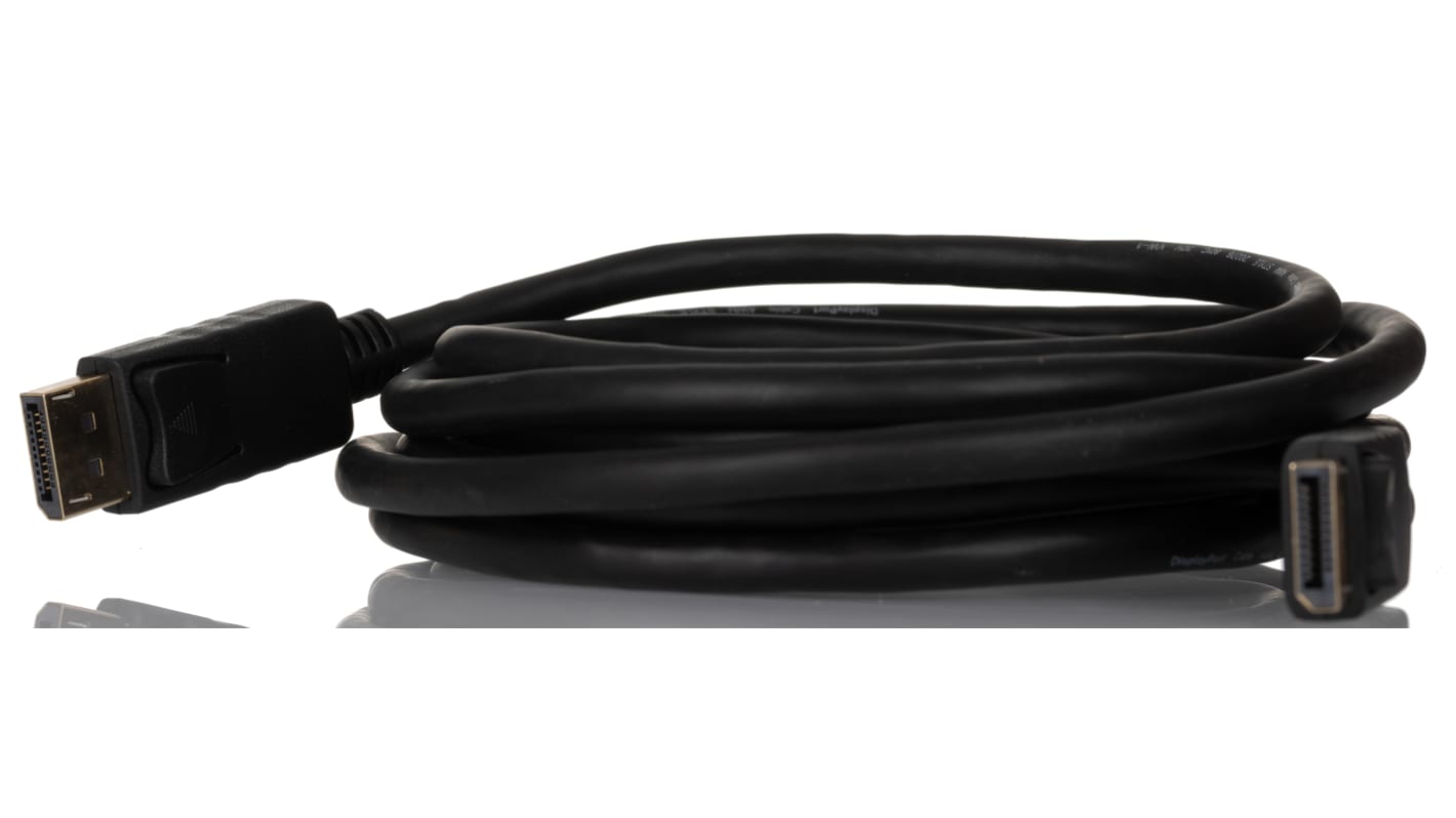 Kabel DisplayPort długość 3m Display Port B: Display Port A: Display Port v. 1.1 RS PRO 4K @ 60 Hz