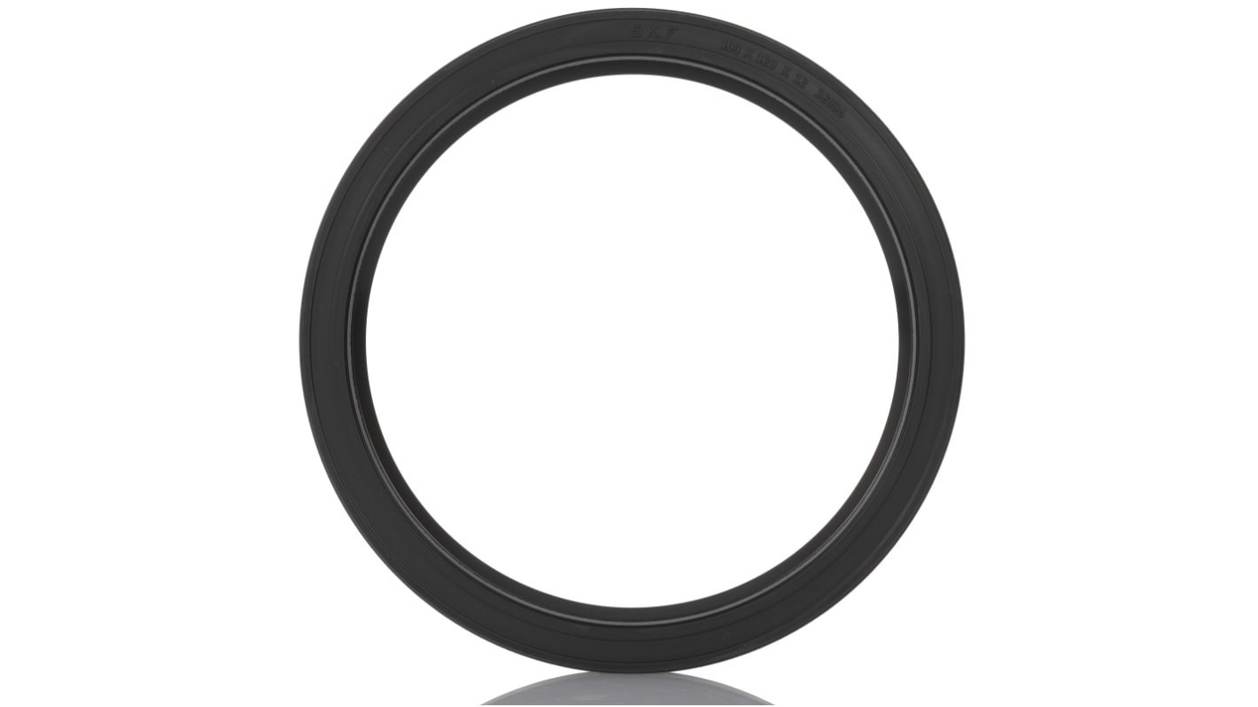 SKF Nitrile Rubber Seal, 100mm ID, 120mm OD, 12mm