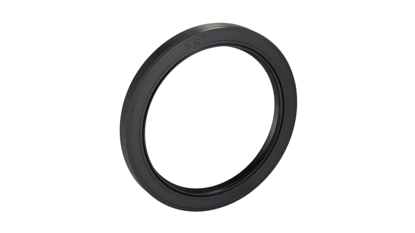 SKF Nitrile Rubber Seal, 100mm ID, 125mm OD, 12mm