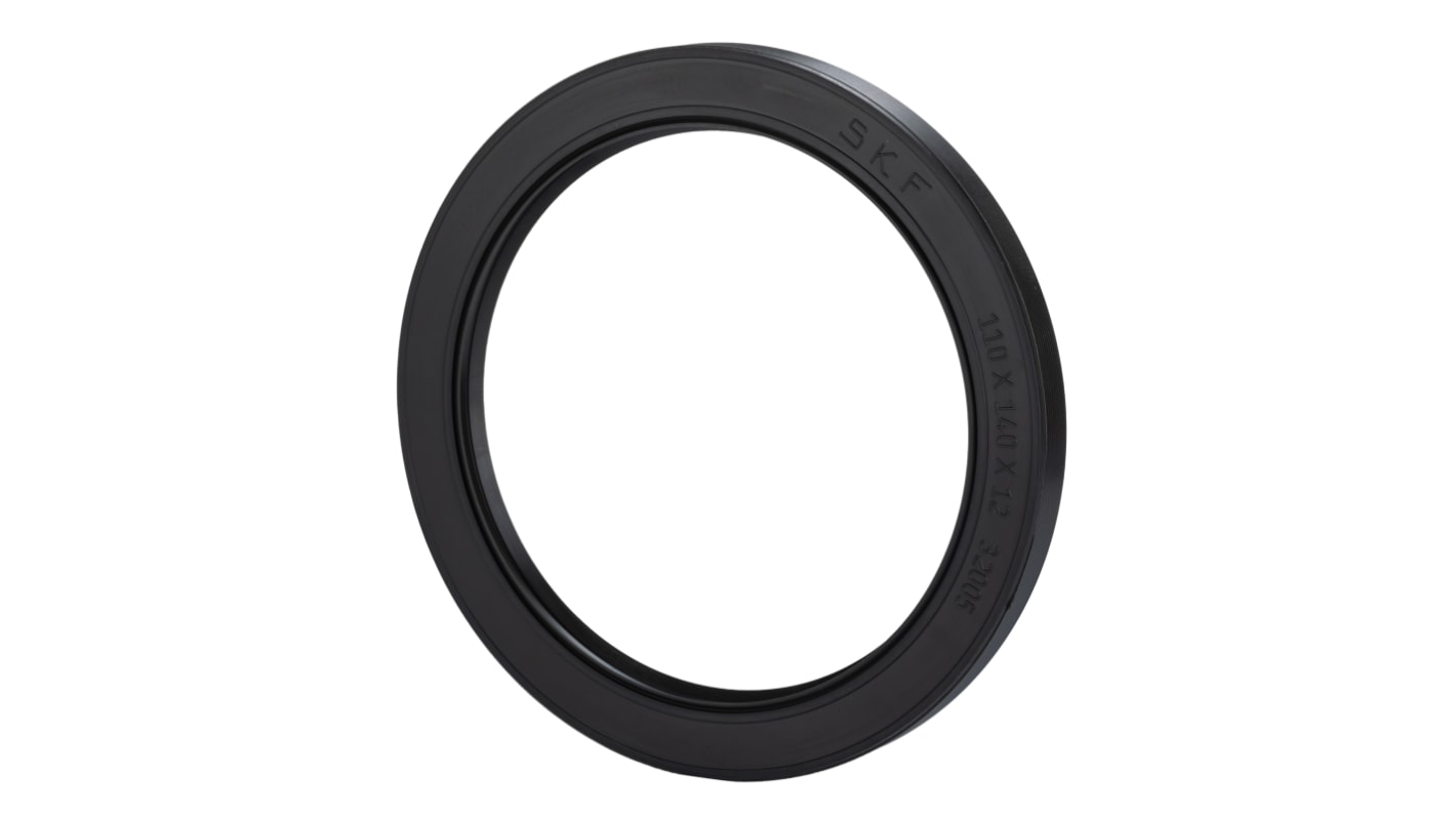 SKF Nitrile Rubber Seal, 110mm ID, 140mm OD, 12mm