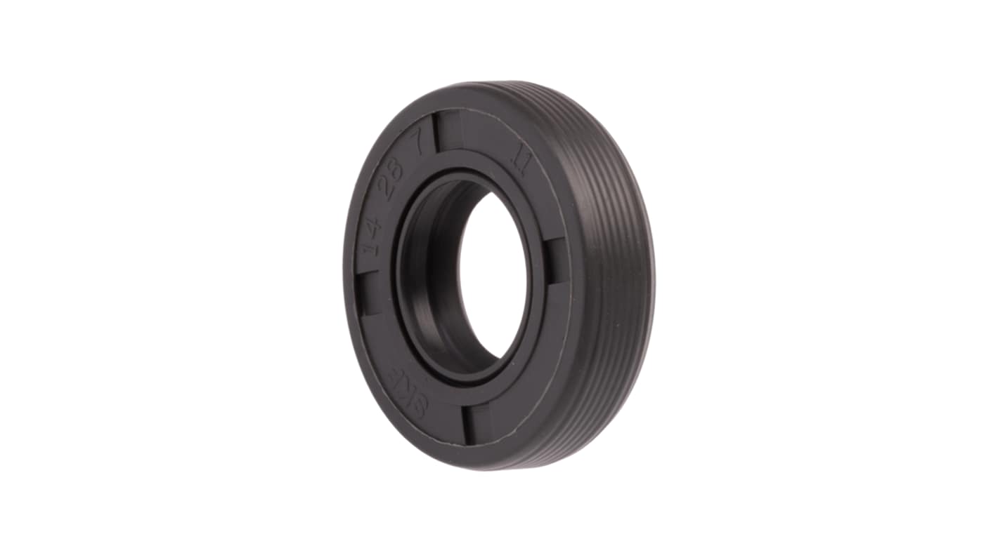 SKF Nitrile Rubber Seal, 14mm ID, 28mm OD, 7mm