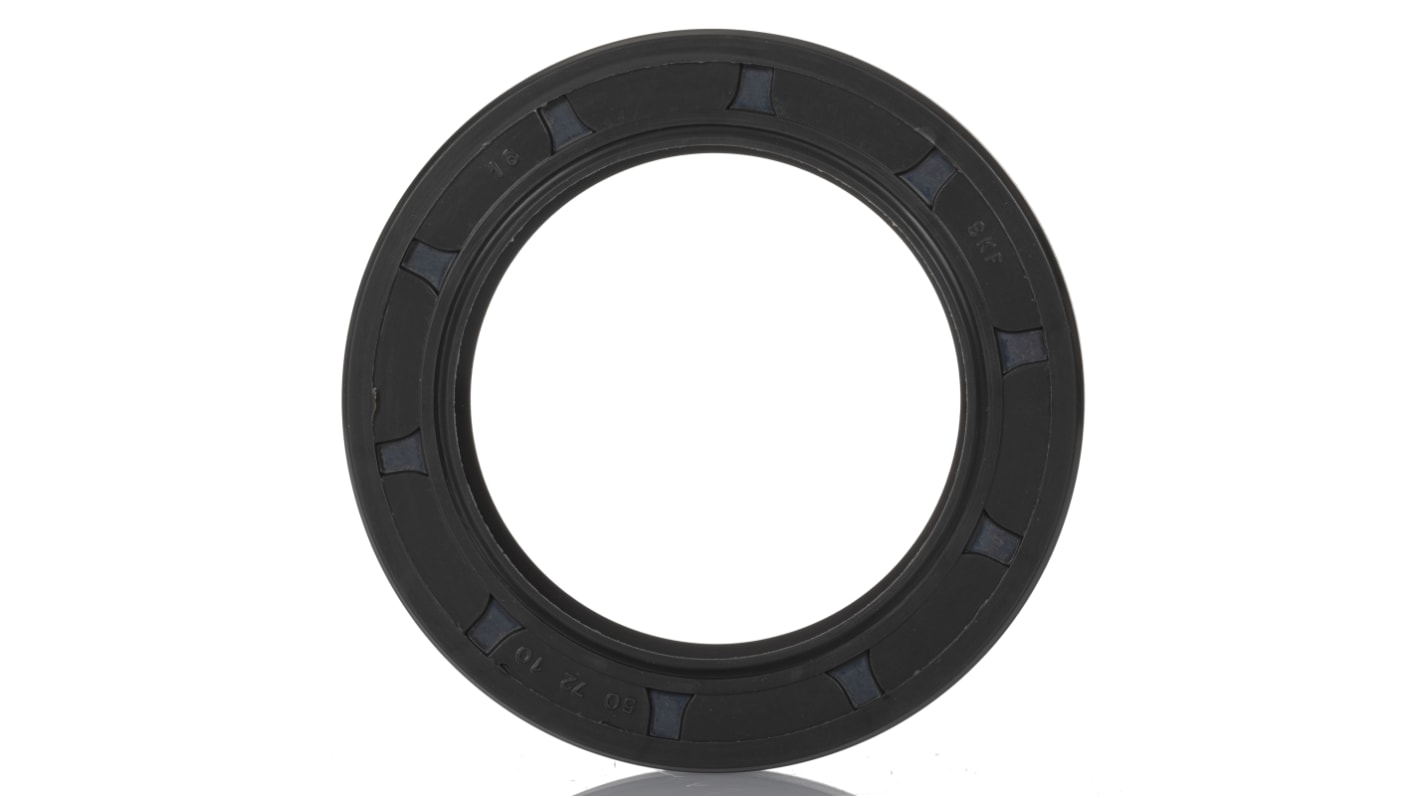 Junta para eje giratorio SKF de Caucho nitrilo, Ø int. 50mm, Ø ext. 72mm, grosor 10mm