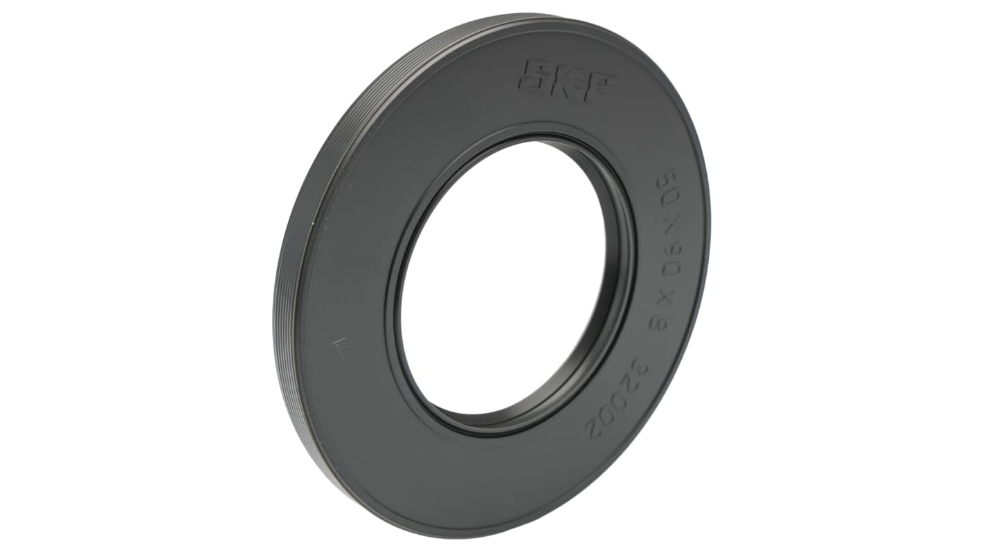 Junta para eje giratorio SKF de Caucho nitrilo, Ø int. 50mm, Ø ext. 90mm, grosor 8mm