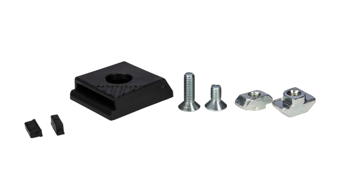 Bosch Rexroth Adapter, Connecting Component, Strut Profile 8, 10, Groove Size 8 mm, 10 mm, Round Tube Size D28