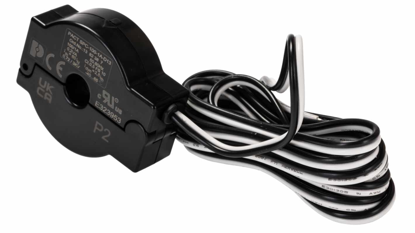 Phoenix Contact PACT SPC-100-1A-D13 Series Current Transformer Current Transformer, 100A Input, 100:1, 1 A Output, 13mm