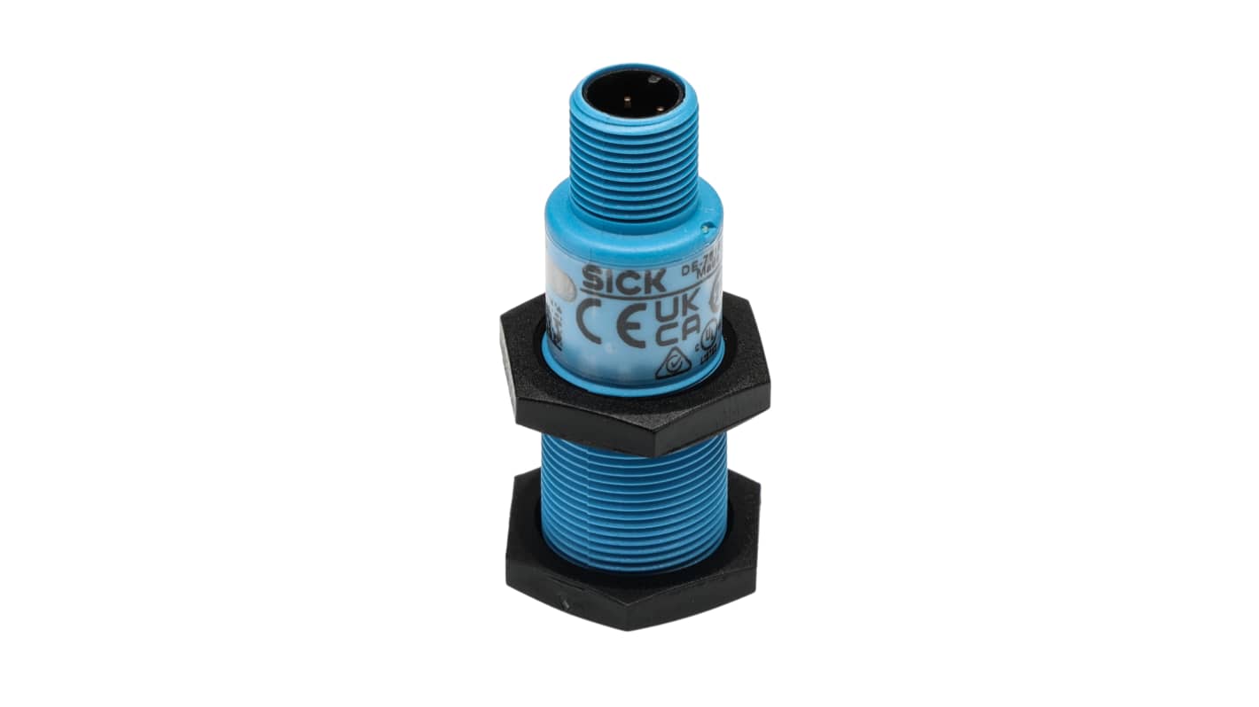 SICK超音波 近接センサ 範囲： 1.3 m ,M18 ,10Hz ,10 → 30 V dc